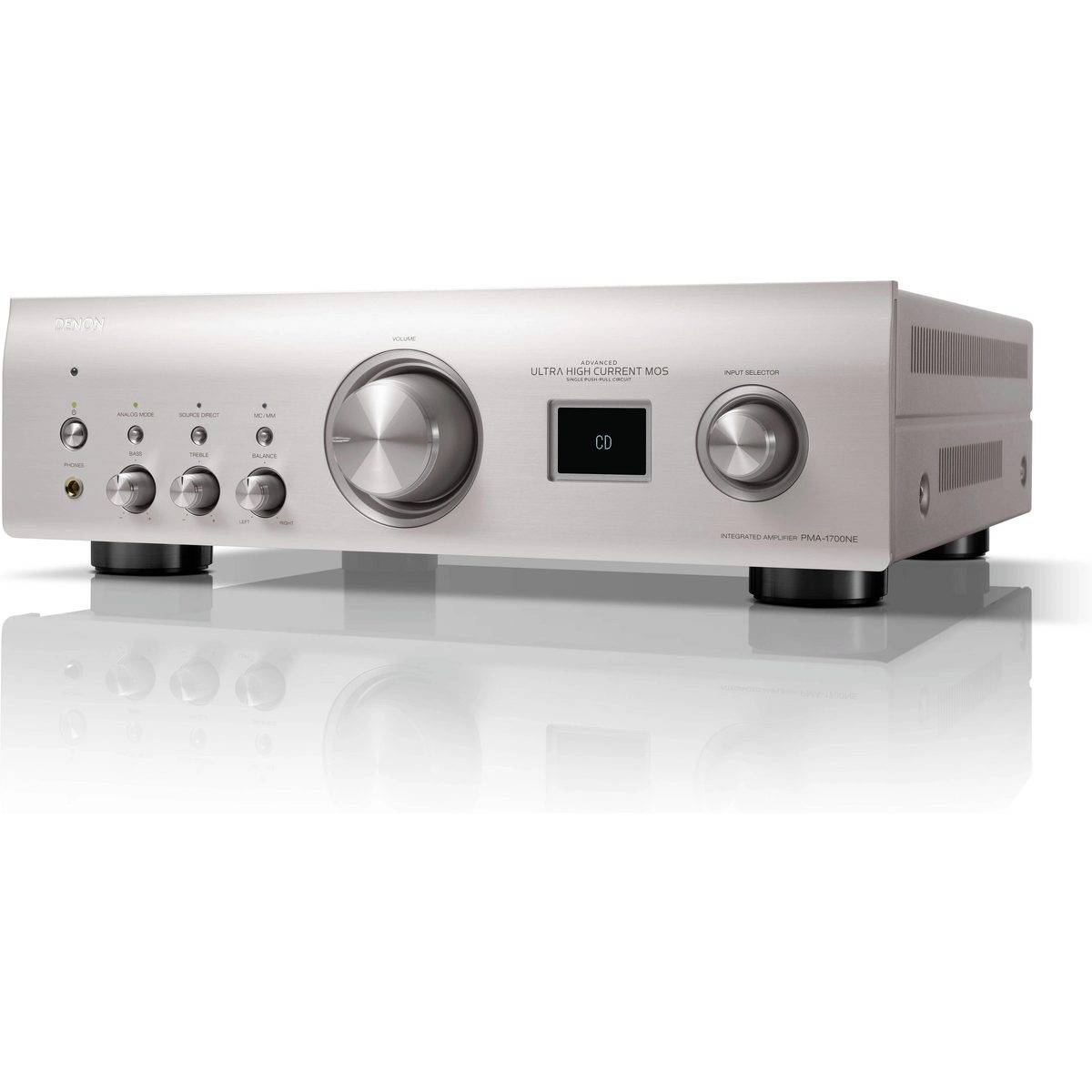 Denon PMA-1700NE silver - Stereo integrerad transistorförstärkare