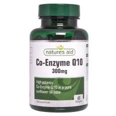Natures Aid Mega Potency CO-Q-10, 300mg, 60 SoftGels