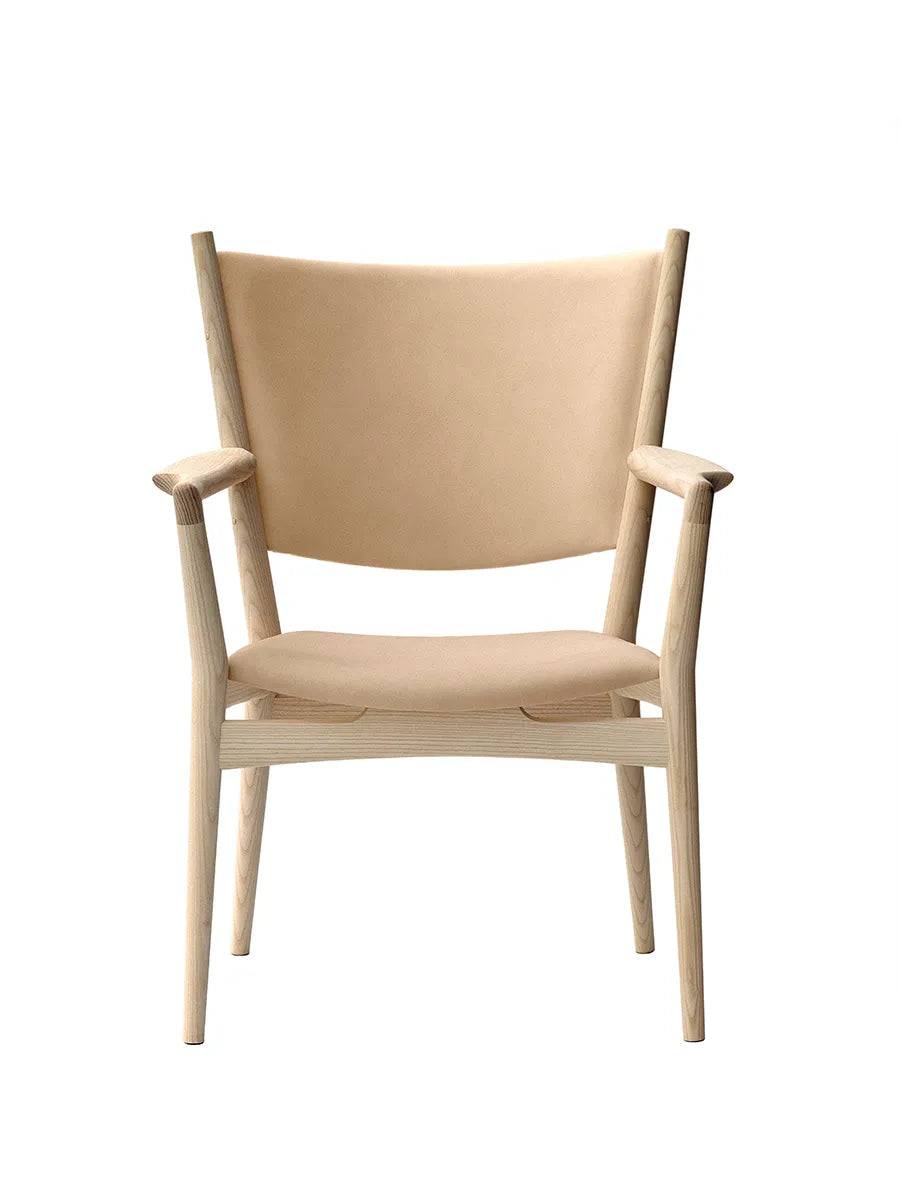 PP240 Konferencestol af Hans J. Wegner Standardstof / Eg / Klar bioolie - Jacobsen Plus