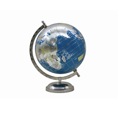 Globe Blue and Silver 20 cm
