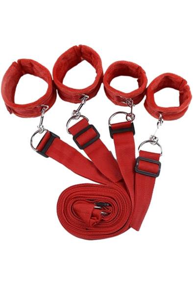 Bondage Bed Kit Red