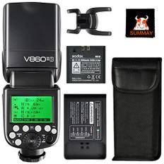 GODOX V860IIS Speedlite HSS 1/8000S GN60 2000mAh Wiederaufladbare Akku TTL Kamera Blitz Blitzgerät für Sony DSLR Kamera A6000 A6300 A6500 A7II A7RII A7RIII (V860II-S)