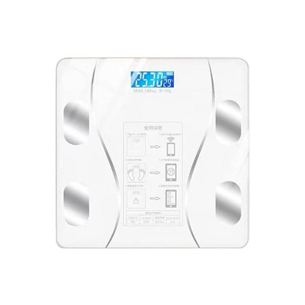 Body Fat Scale for Effective Weight Management Ultra-Precise Home Weighing Scale White