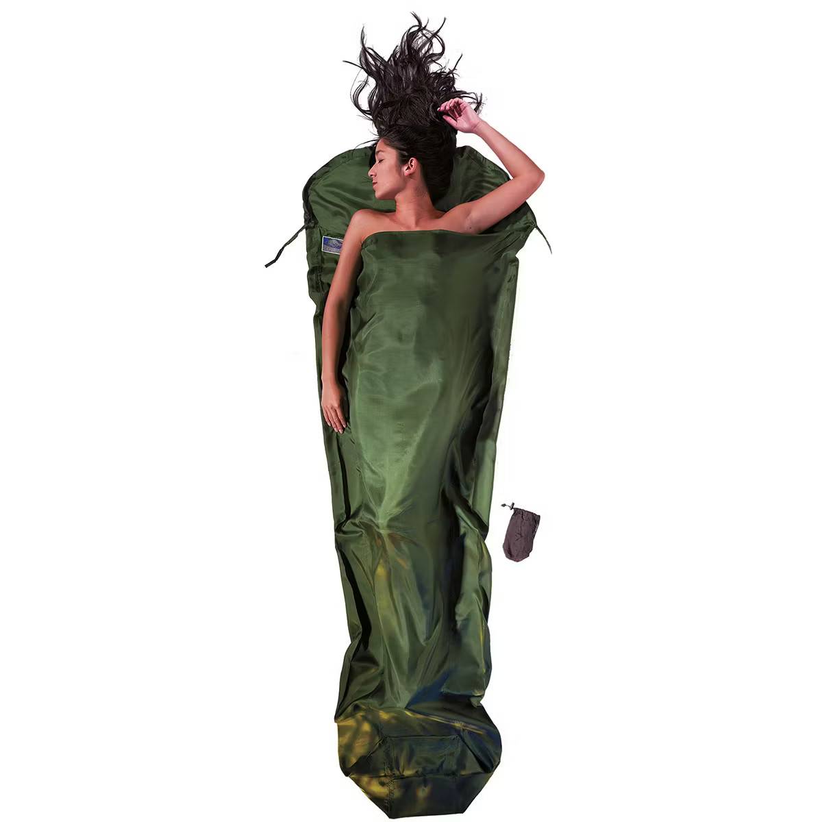 Cocoon Mummyliner Silk: Dark Olive Green
