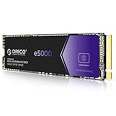 ORICO e5000 2 TB SSD M.2 NVMe 2280 PCIe Gen4 5200 MB/s intern solid state-hårddisk SLC dynamisk cache 3D NAND QLC för PS5 bärbara datorer PC-datorer