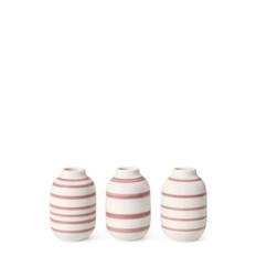 KÄHLER Omaggio Vase Miniature Rosa 3 Stk. |Pink |One Size