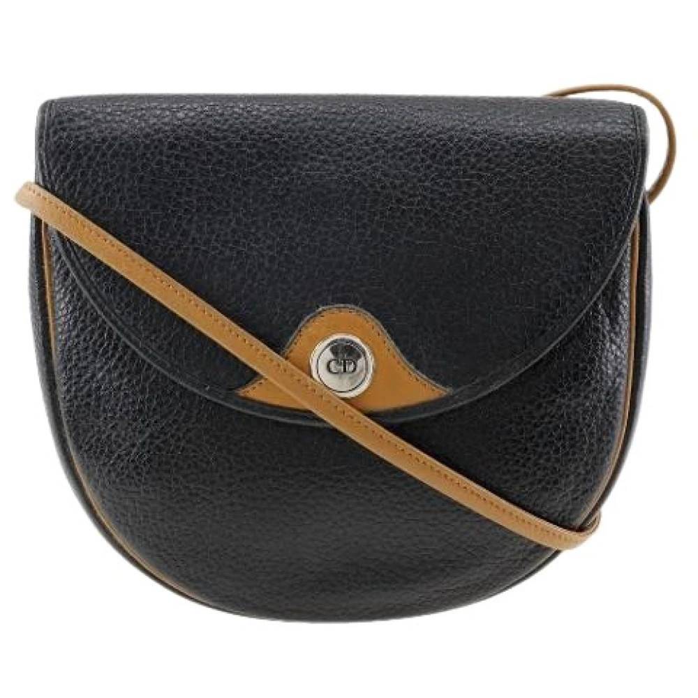 Dior Vintage Pre-owned CD Skuldertaske - Vintage - Dame - Sort - ONE SIZE - Uld