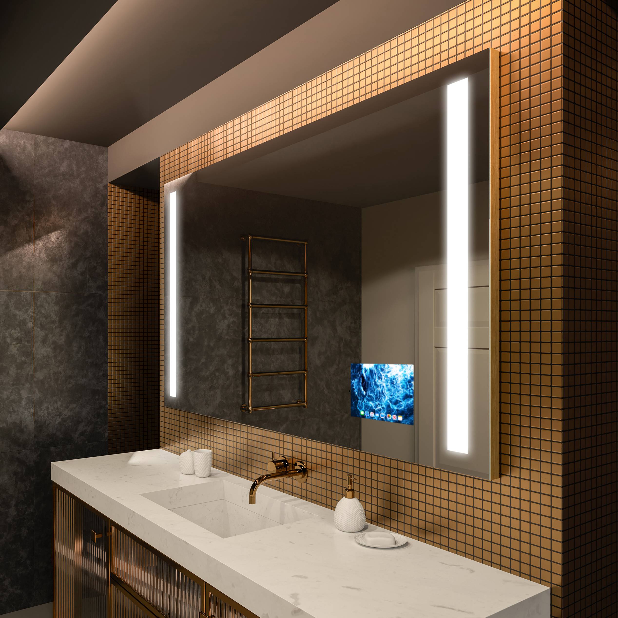 Badrumsspeglar SMART LED L02 Samsung (50x50/200x100)
