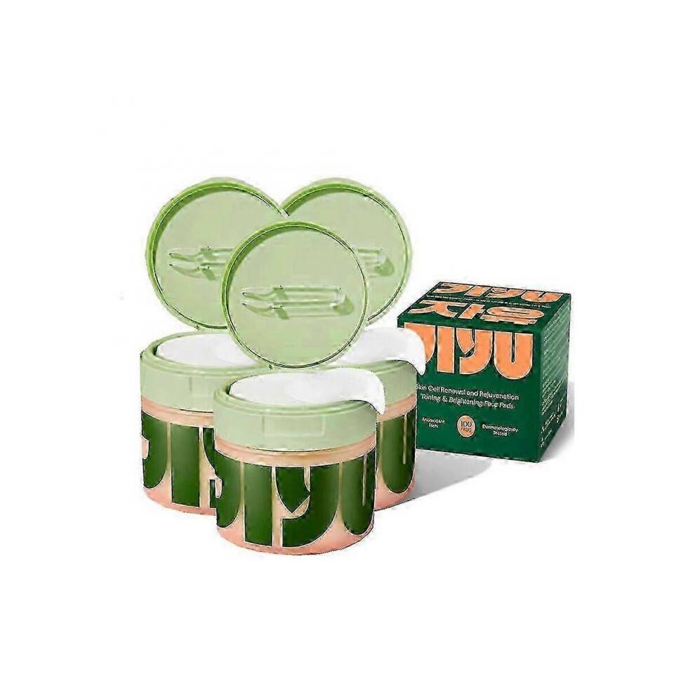 (3pcs) Jiyu Korean Skincare Anti-Aging, Dark Spot & Wrinkle Minimizing Toner Pads 2025 Hot