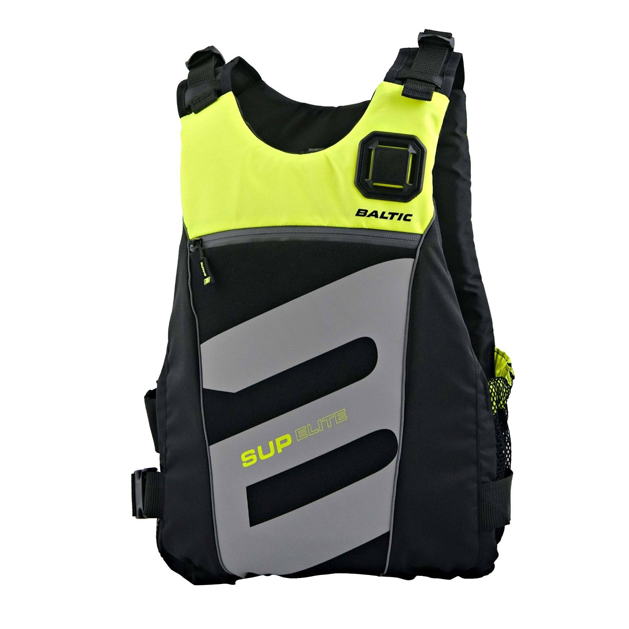 Baltic SUP Elite Flytväst, Neongul/Svart / M (50-70kg) (M (50-70kg))
