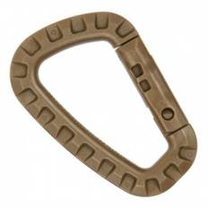 Carabiner tool plastic Tan 10pcs