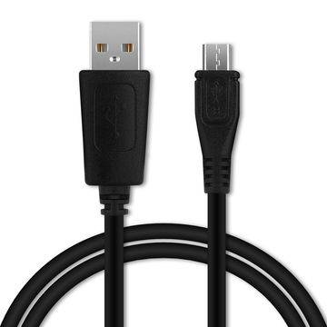 svart USB-kabel laddningskabel för JBL Charge 1 2 3, Flip 2 3 4, Go, 2, Plus, Clip 1 2 3, Flip Essential headset & hörlurar - 1m PVC 1A USB-sladd laddsladd
