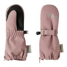 Name It Vantar m. Fleece - NmnSnow10 - Woodrose m. Dragkedja - Name It - 6-12 mån - Vantar