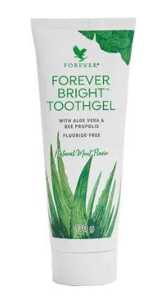 Forever bright sparkling aloe vera toothgel no fluoride 130g
