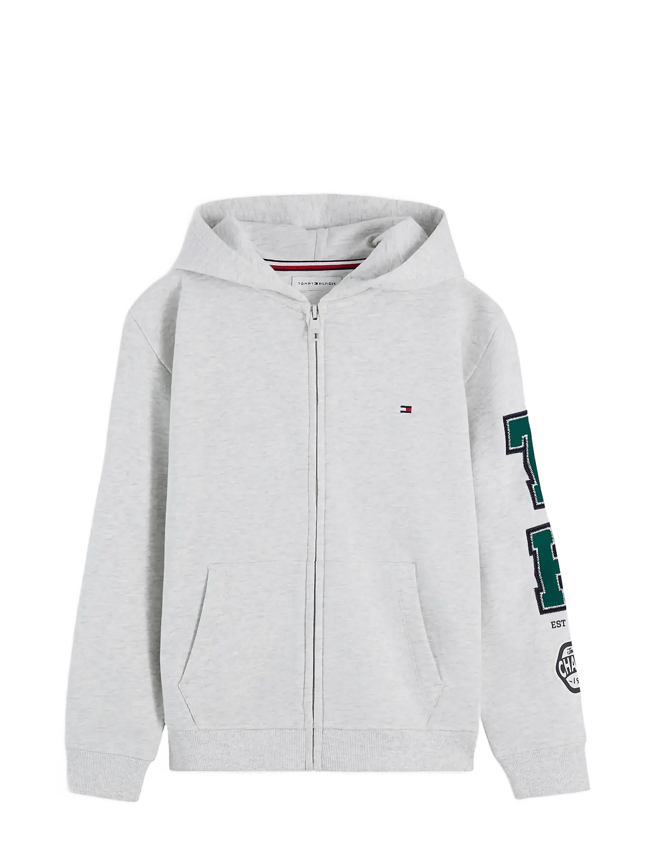 Tommy Hilfiger Brand Love Fz Hoodie - Grey - 164