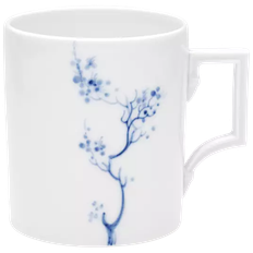 Meissen Henkelbecher Blue Orchid Weiß