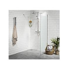 Vetro 50 CM Brusevæg - 6 mm Hærdet Silkemat Glas, EasyClean