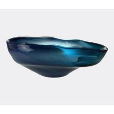 Alexa Lixfeld Decorative Objects - 'Gravity' bowl, blue waters in Blue Waters Glass