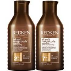 Redken All Soft Mega Curl Hydrating and Nourishing Shampoo and Conditioner Bundle for Curly and Coily Hair