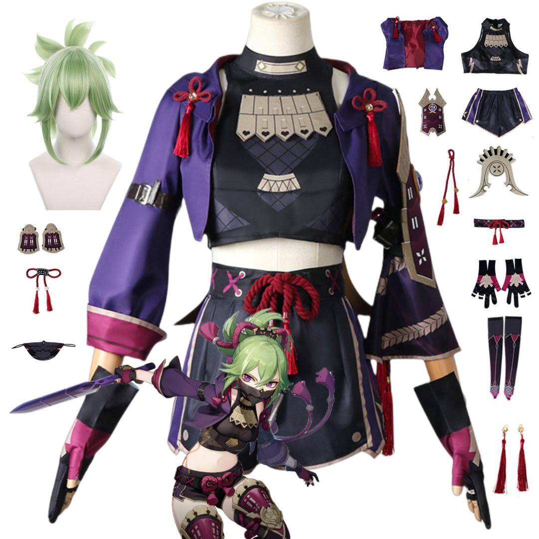 Anime   Kuki Shinobu Cosplay Kostymer Dam Halloween Kläder cm