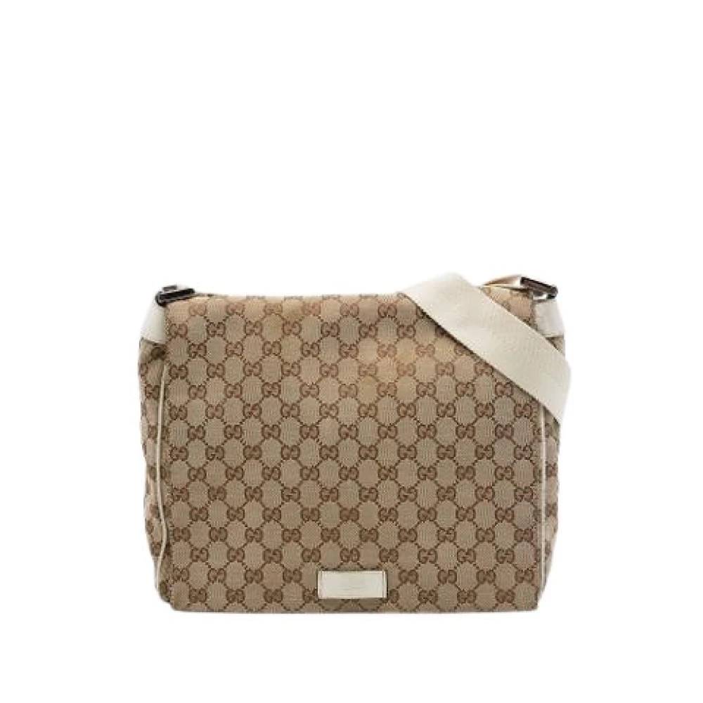 Gucci Vintage - Pre-owned Canvas Crossbody Bag Vintage - Dam - ONE Size - Läder