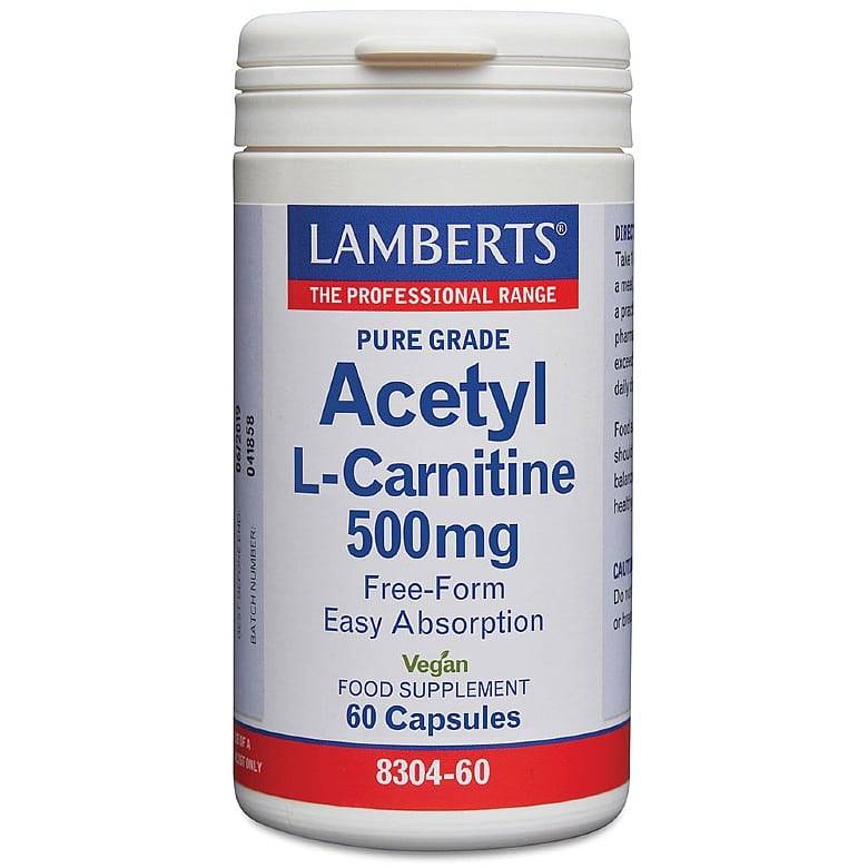 Acetyl L-Carnitine 500mg – Lamberts