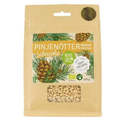 Mother Earth RAW Ekologiska Pinjenötter 125 g, 125 gram