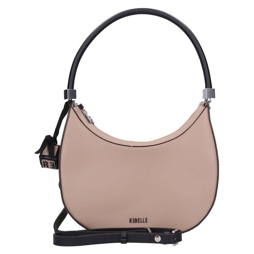 Rebelle Lædertaske - Tasker - Dame - Beige - ONE SIZE - Læder