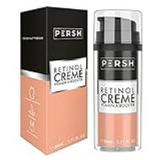 PERSH Retinolkräm 80 ml – 4 % vitamin A – mycket effektiv anti-aging-formel | utjämnande och kollagenfrämjar | Vegan och utan djurförsök | Clean Beauty