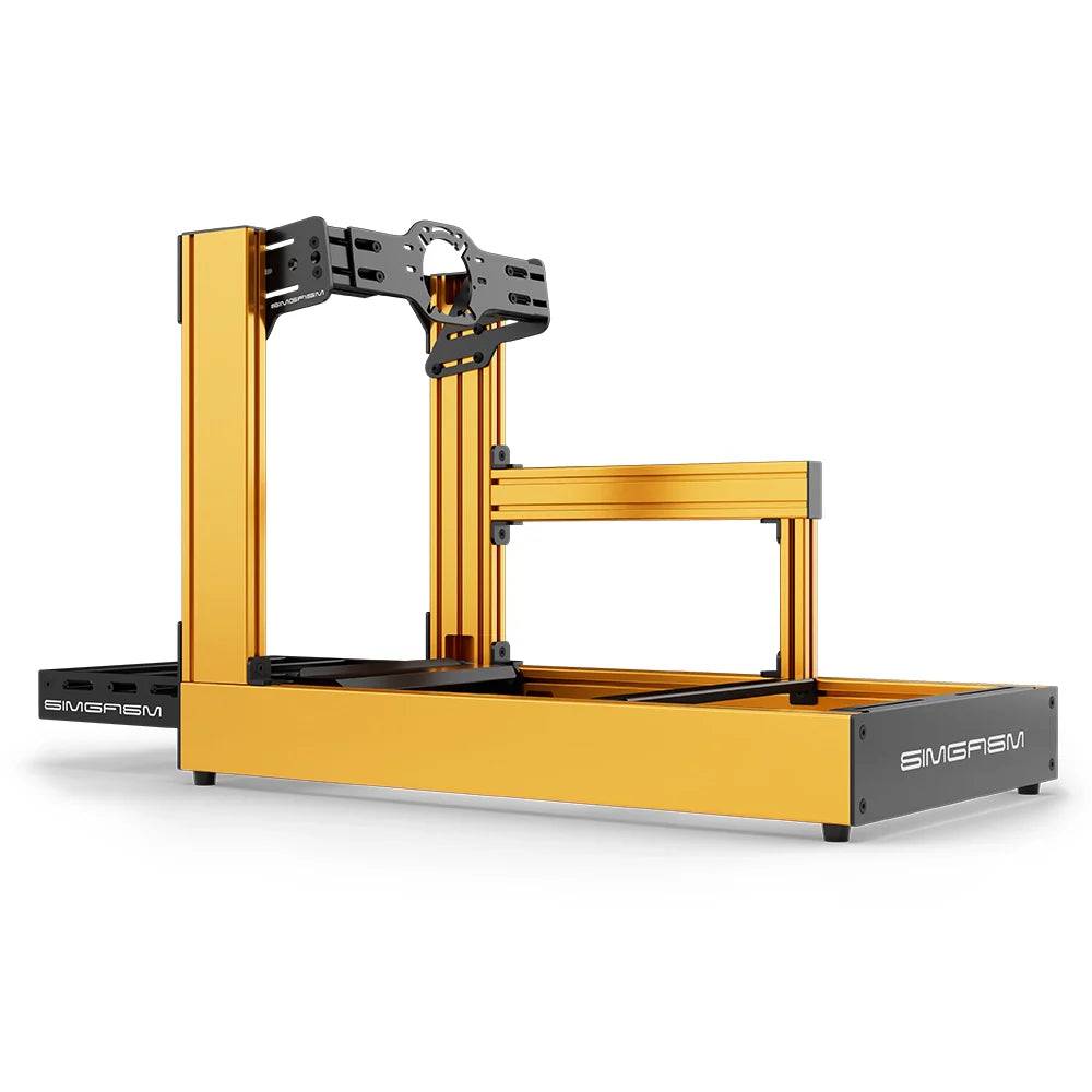 SIMGASM | Sport Aluminum Sim Racing Cockpit - Front Mount / Orange