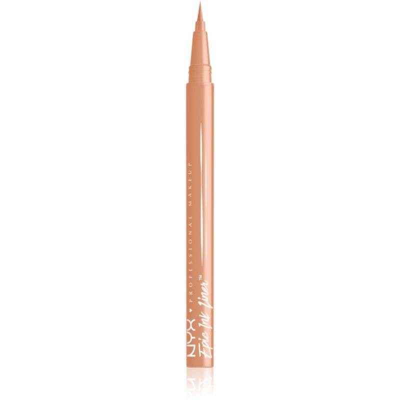 NYX Professional Makeup Epic Ink en vattenfast eyeliner med hög precision Skugga Lil Toasty 1 ml