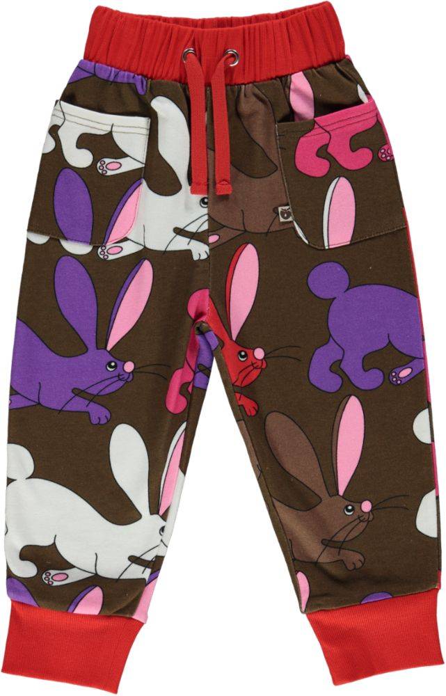 Pants. Sweat With Pocket, Rabbit - Brown / 4-5