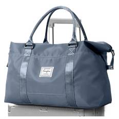 Resväska dam sportväska 40 x 20 x 25 Ryanair handbagage väska weekender bag simväska vattentät 45 x 36 x 20 Easyjet Travel Duffle Bag fitnessväska träningsväska för resor gym, A02-brun, Ryanair