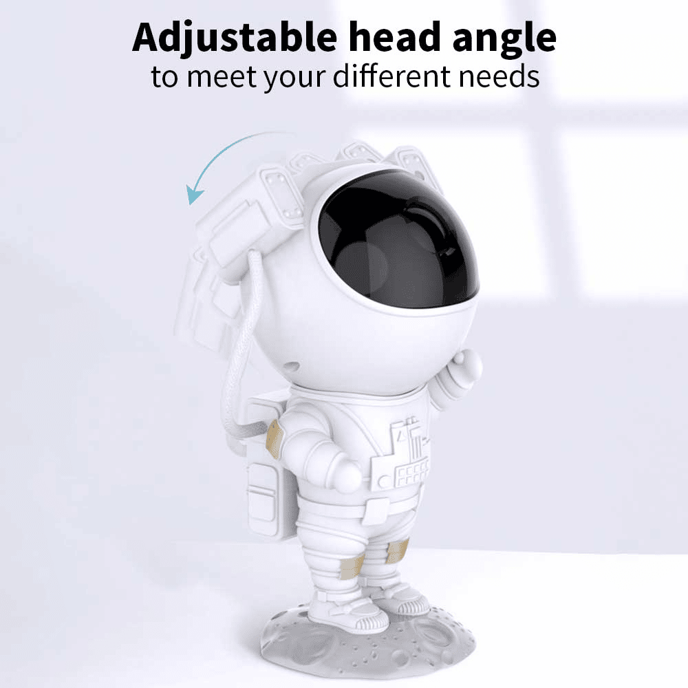 UPGRADE Astronaut stjerne himmel lampe med fjernbetjening til børn Easylight.dk