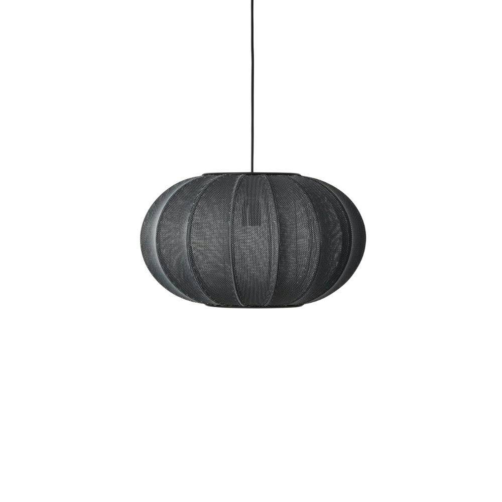 Made By Hand Knit-Wit Oval Pendant  Black Ø45 cm