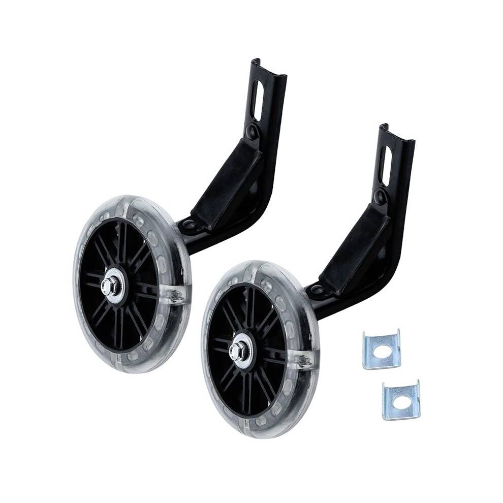 Flash Training Wheels for Kids Bikes - Universal Stabilisers for 12Inch Children'S Bicycles