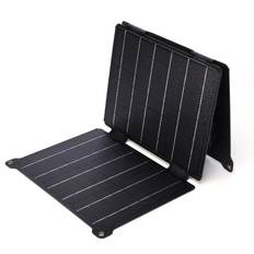 21W ETFE Solpanel Kit Hopfällbar 5V/12V Dubbel USB-utgång Bärbara Solcellsladdare Utomhus Vattentät Camping Vandring Res