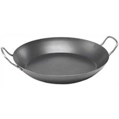 Paellapanna kolstål (34 diameter cm)