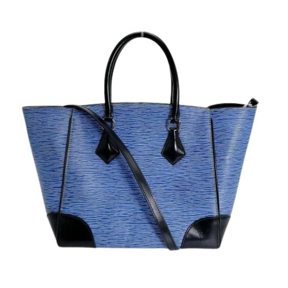 Louis Vuitton Vintage Pre-owned Vintage Tote Bag - Vintage - Dame - Blå - ONE SIZE - Læder
