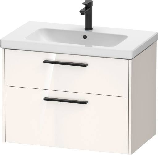 Duravit D-Code möbelpaket, 80x48 cm, vit högglans