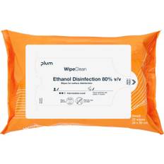 Desinfektionsservietter til overflader WipeClean 80% ethanol small hvid - 500 stk