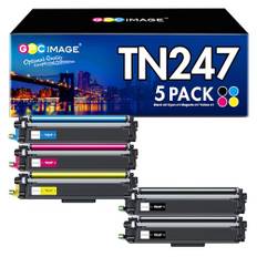 GPC IMAGE TN-243CMYK Kompatibel für Brother MFC L3750CDW MFC-L3750CDW HL-L3210CW DCP-L3550CDW HL-L3230CDW MFC-L3770CDW MFCL3750CDW DCP-L3517CDW TN243CMYK (5er-Pack)