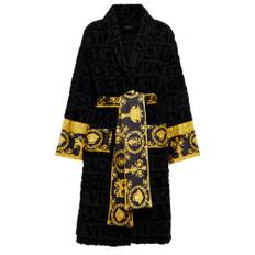 Versace Home Barocco cotton bathrobe