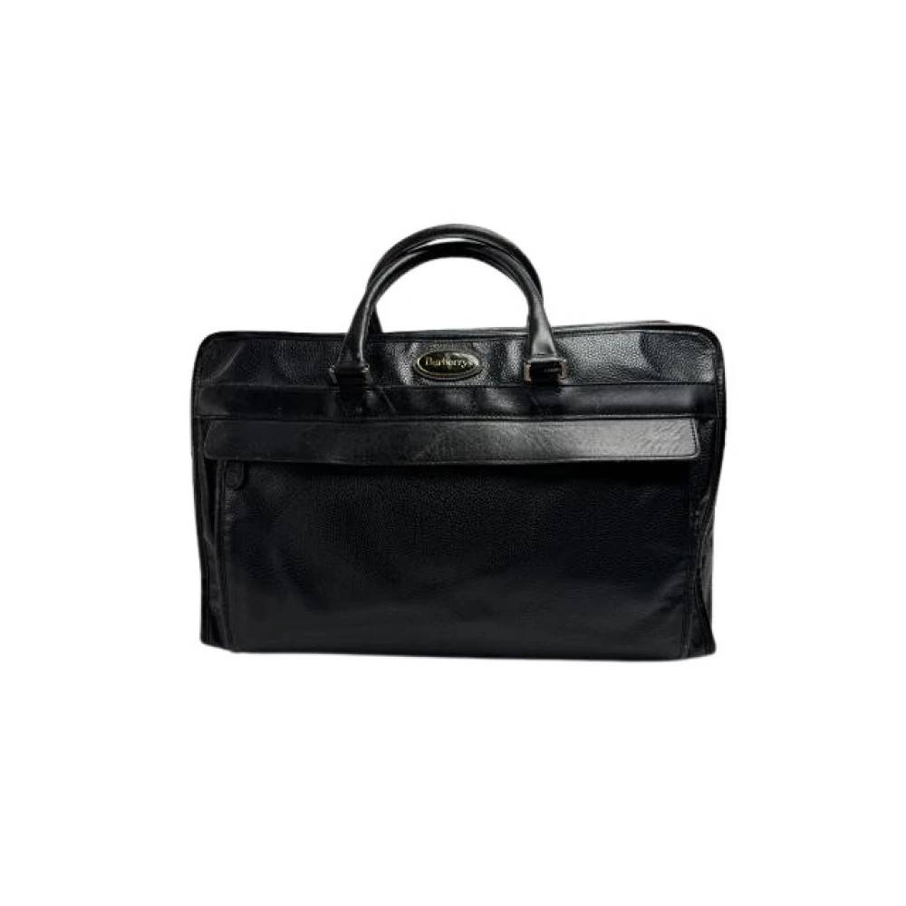 Burberry Vintage Pre-owned Vintage Rejsetaske - Vintage - Dame - Sort - ONE SIZE - Læder