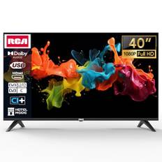 RCA Fernseher 40 Zoll (100 cm) Full HD LED TV mit Triple Tuner (DVB-T/T2-C-S/S2), USB Media Player, HDMI, CI/CI+, Hotelmodus (2024)