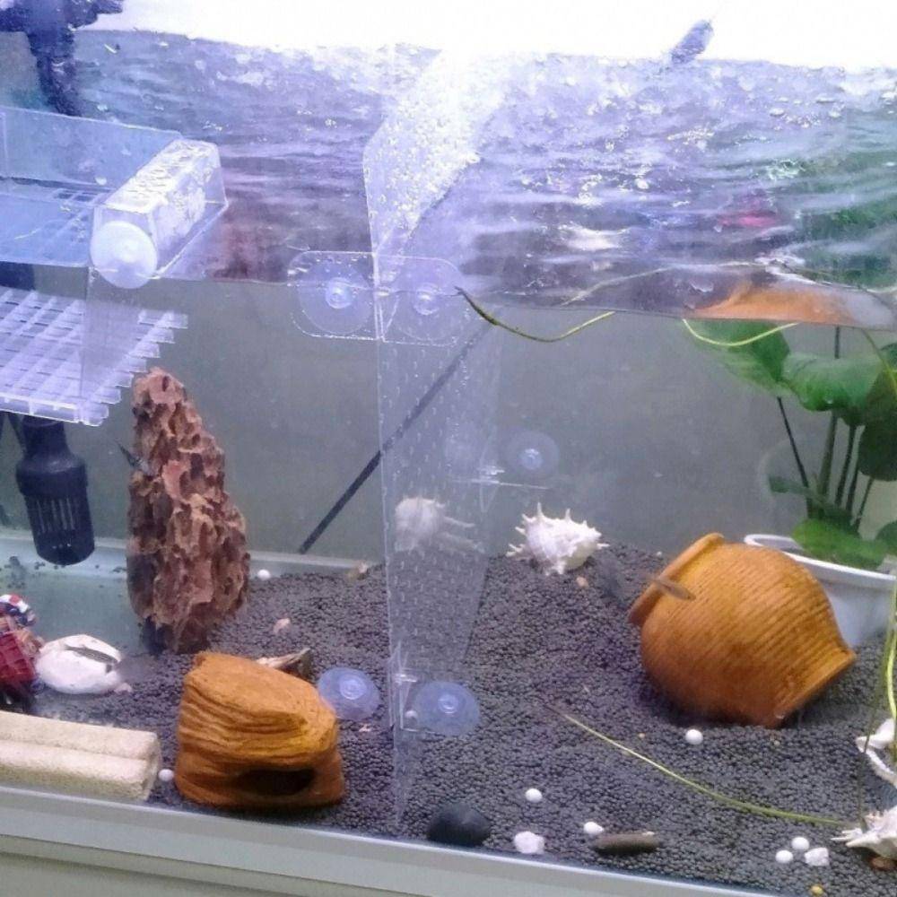 Transparent Fiskkläckningslåda Avdelare Böjbar Slagsfisk Kläckningsisoleringsplatta Akvarium