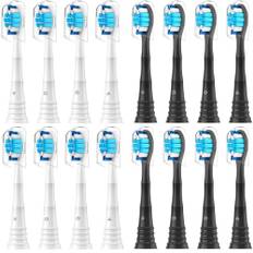 Sulkiwe Ersatzbürsten Kompatibel mit Philips Sonicare Elektrische Zahnbürste, Aufsätze passend für Philips Sonicare 4500 4300 7300 2000 3100 9000 5100, 16er