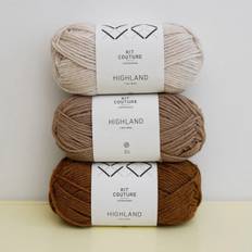Highland Yarn - Mørkebrun (975)