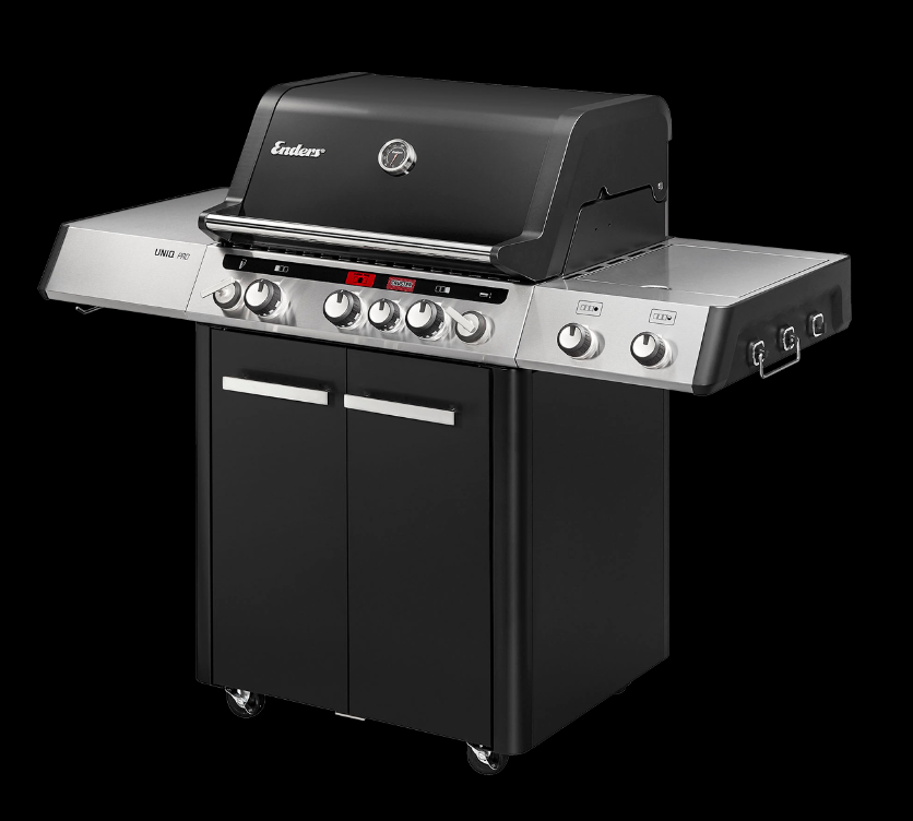 Enders Gasgrill UNIQ Pro 3 IK Cruster& Seitenkocher inkl. Grillzange