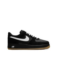 Nike - Air Force 1 SK8 Black/White-Gum/Light Brown låga sneakers - herr - gummi/Tyg/läder/skum/mocka - 10 - Svart